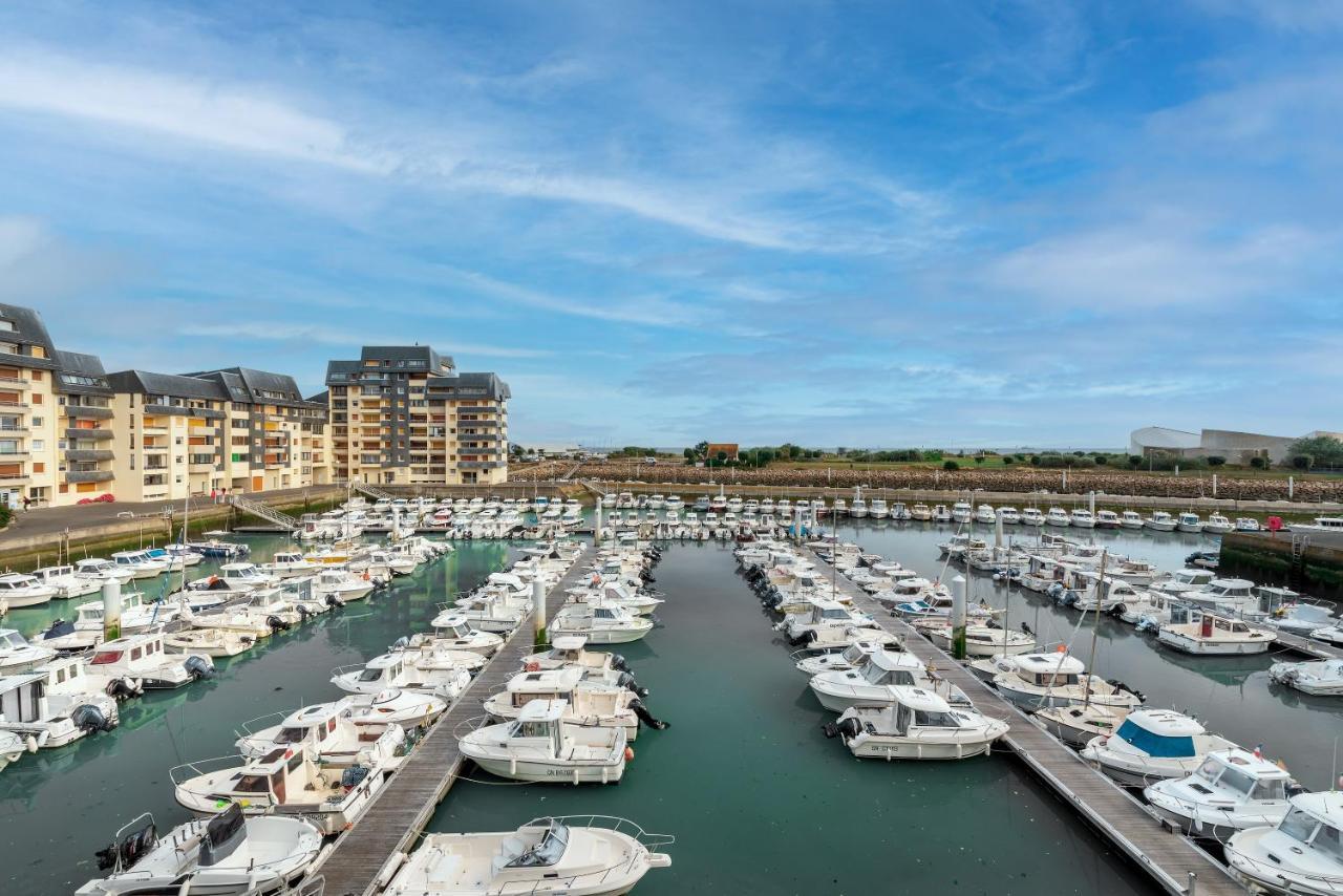 Appartement Vue Mer Et Marina, Loggia - Parking Courseulles-sur-Mer Eksteriør billede
